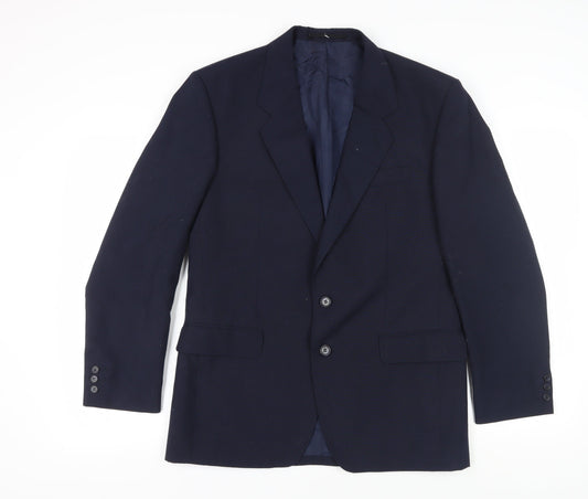 Varteks Men's Blue Blazer Size 40R for Formal Wear