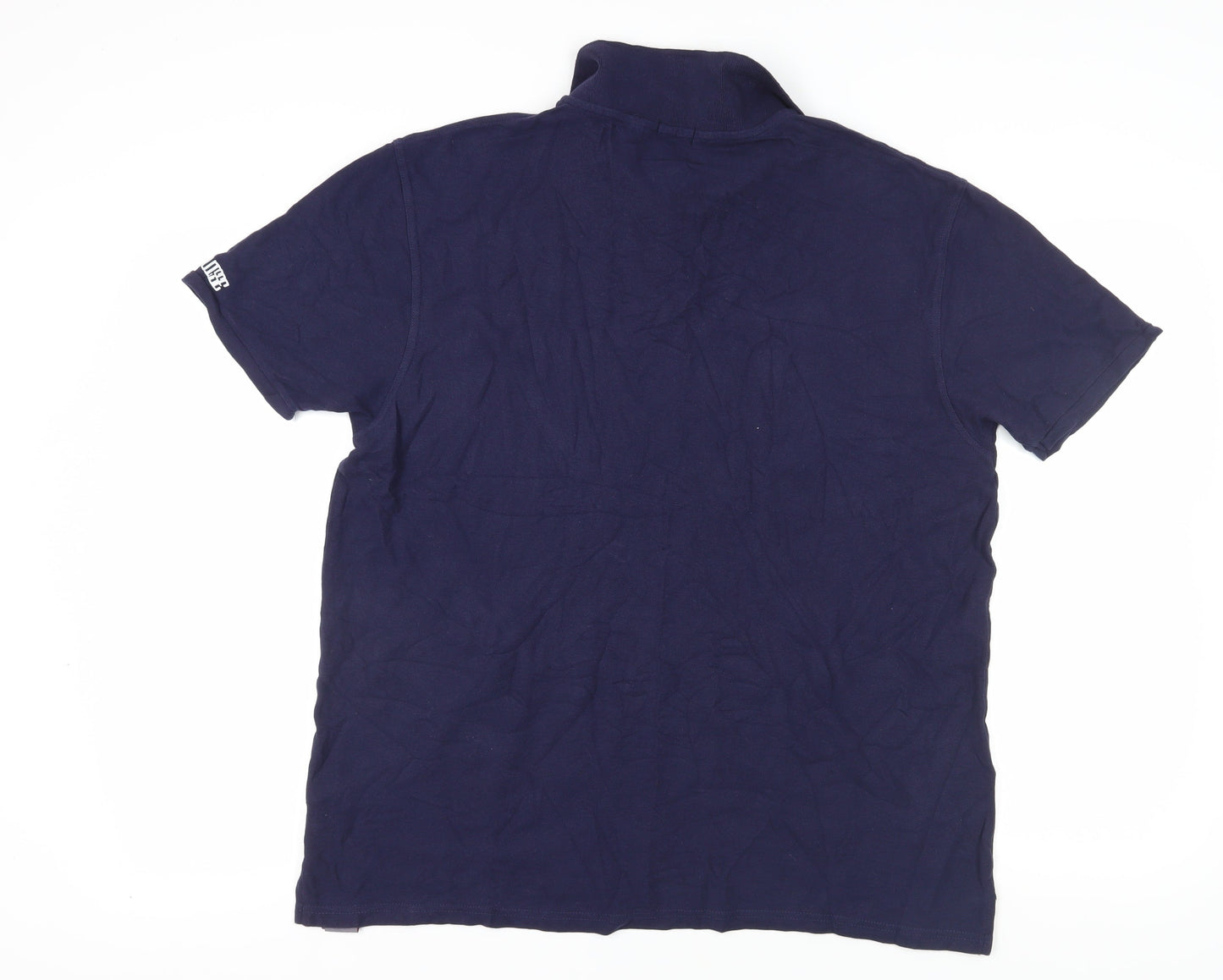 Suisse Men's Blue Short Sleeve Polo XXL