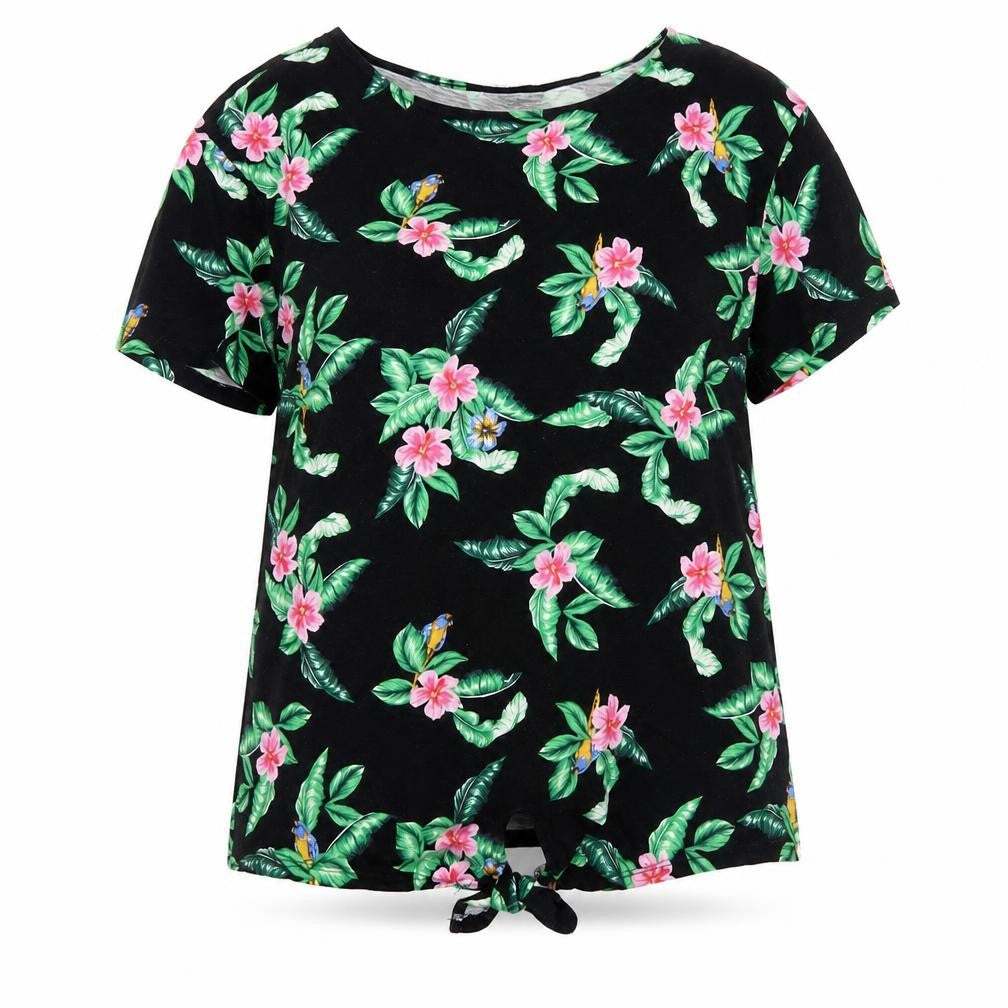 Old Navy Women's Floral T-Shirt M Multicoloured