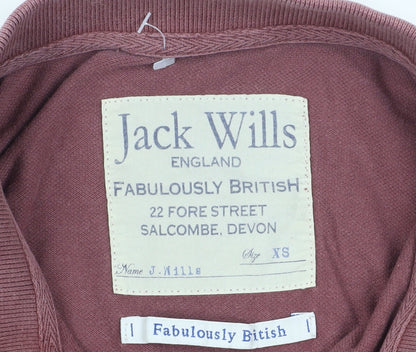 Jack Womens Wills Red XS Polo Shirt