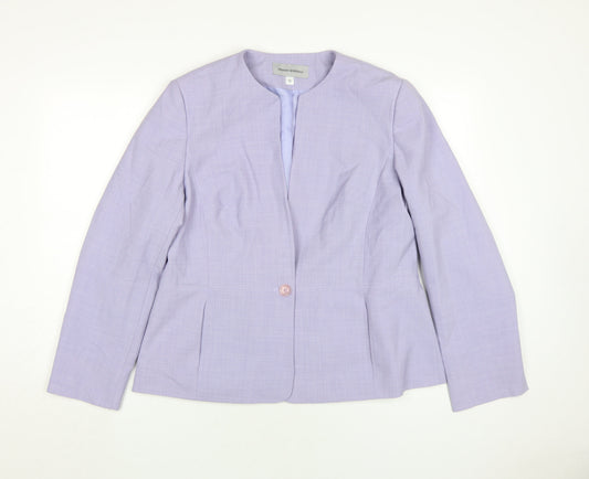 Amanda Marshall Women's Purple Blazer Size 16