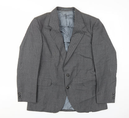 Pierre Cardin Grey Striped Blazer, Men's, Size 40S