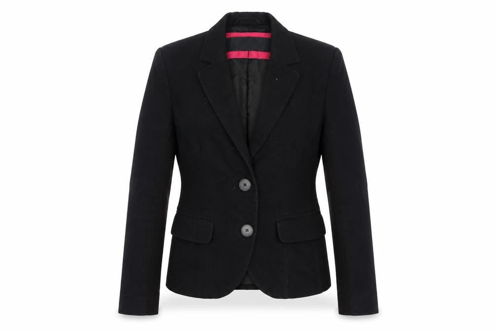 Mango Women's Black Suit Jacket, Size 6, Two-Button