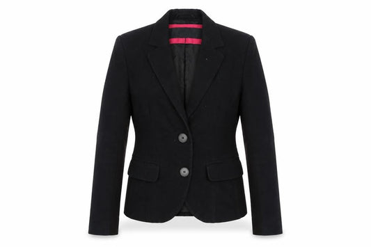 Mango Women's Black Suit Jacket, Size 6, Two-Button