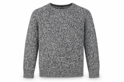 H&M Men's Grey Pullover Jumper, M, Chunky Knit