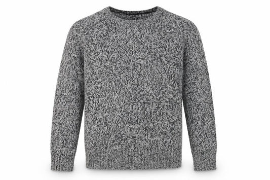 H&M Men's Grey Pullover Jumper, M, Chunky Knit