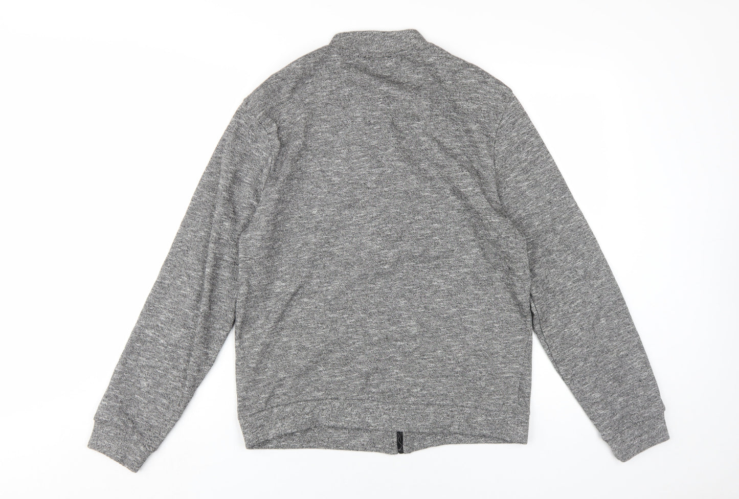 New Look Men's Grey Bomber Jacket Medium Regular Fit
