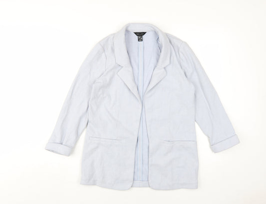 New Look Women's Blue Blazer Size 8 Casual