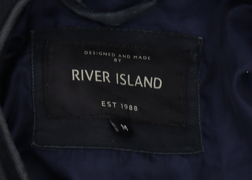 River Island Men's Black M Motorcycle Jacket