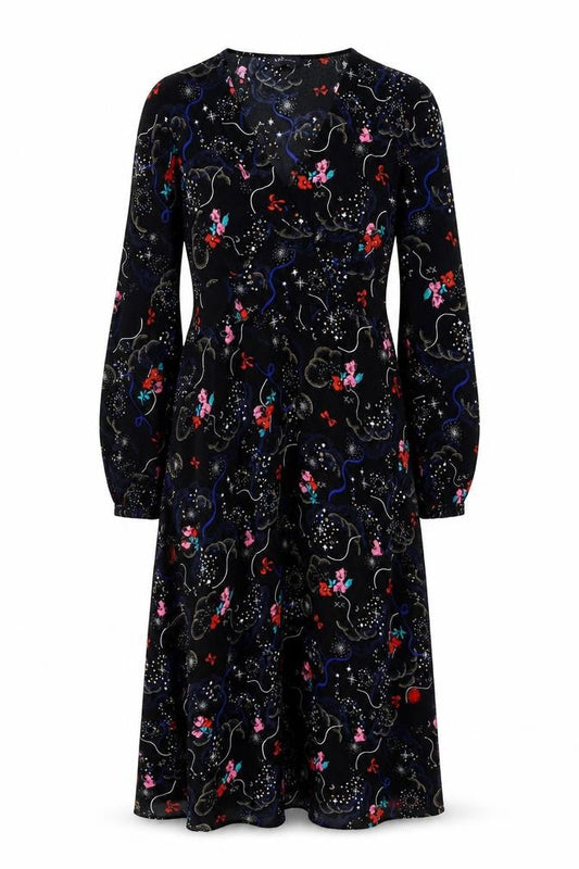 Marks & Spencer Women's Floral Midi Dress Size 10
