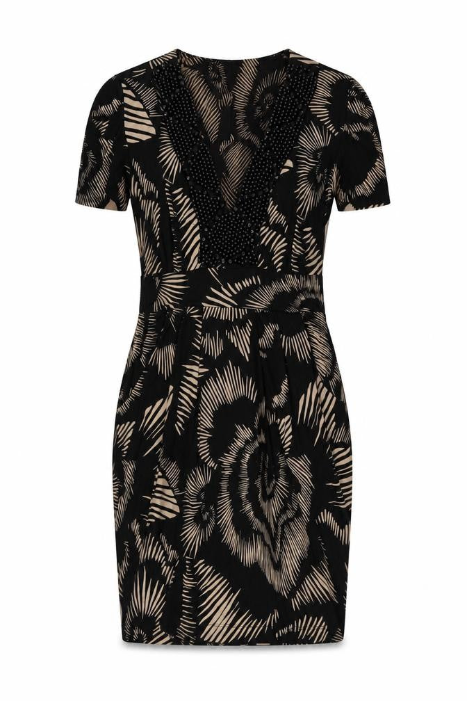 Star by Julien Macdonald Women's Black Floral Dress