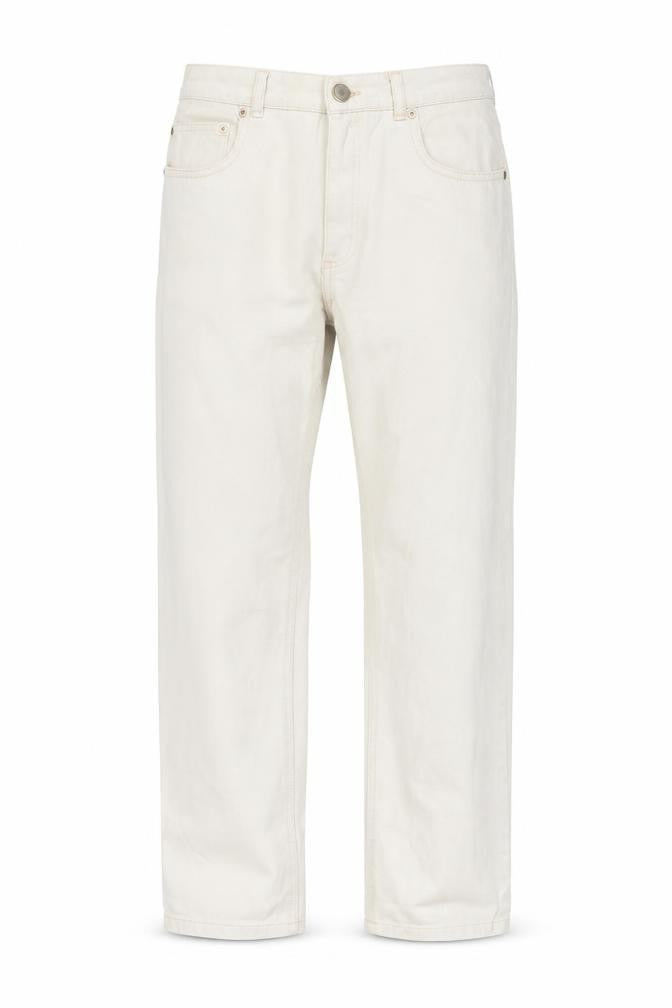 ASOS Men's Ivory Straight Jeans, Regular Fit, Size 28