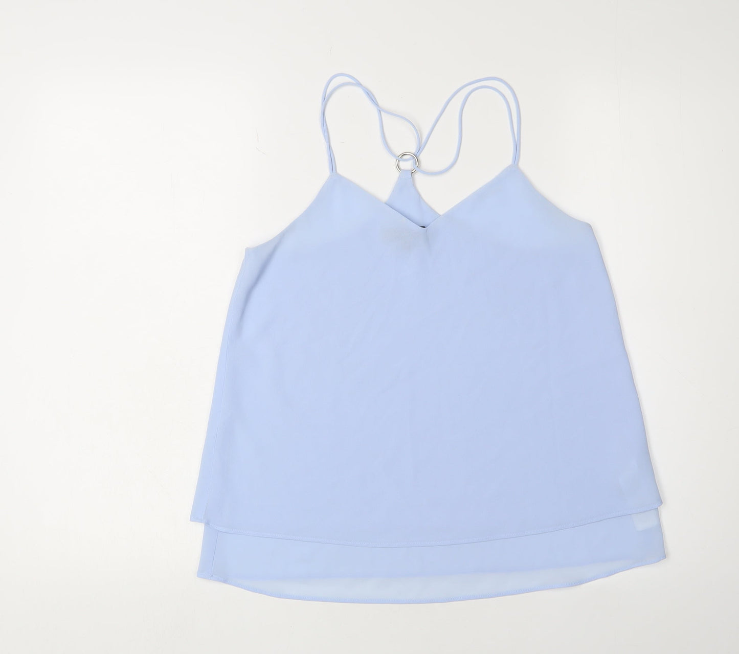 New Look Women's Blue Camisole Tank Top, Size 8