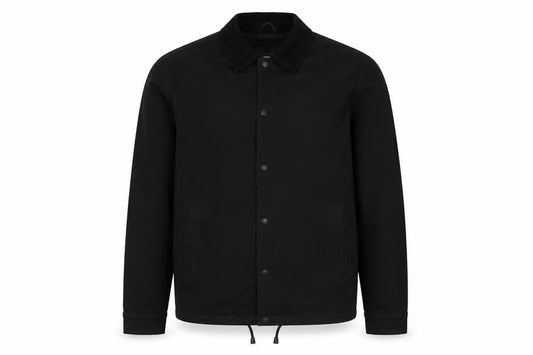Topman Men's Black Button-Up Shirt M Cotton