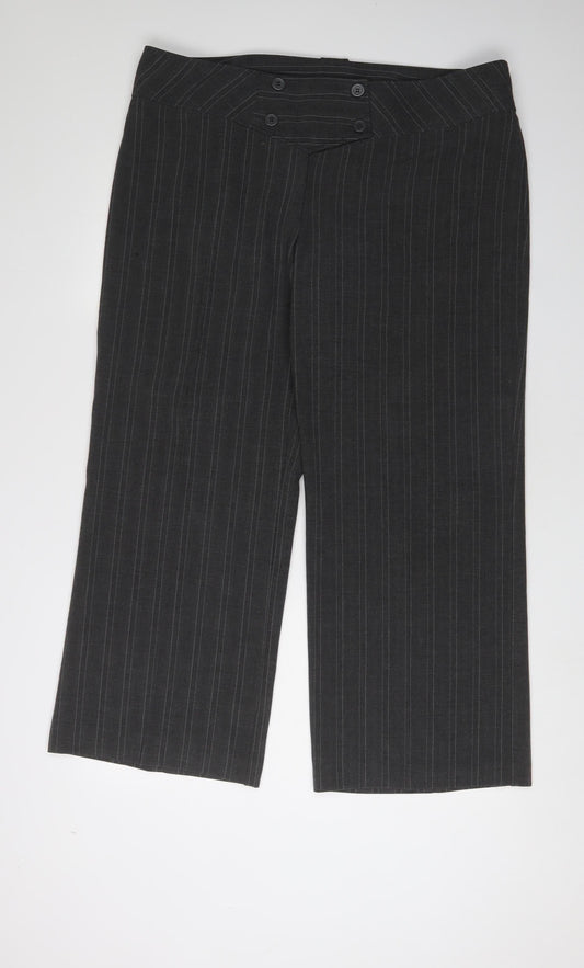 Marks and Spencer Women's Grey Dress Pants Size 18