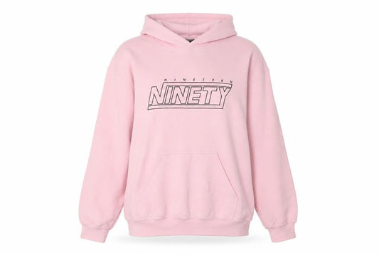 River Island Women's Pink 90s Logo Hoodie, Size M