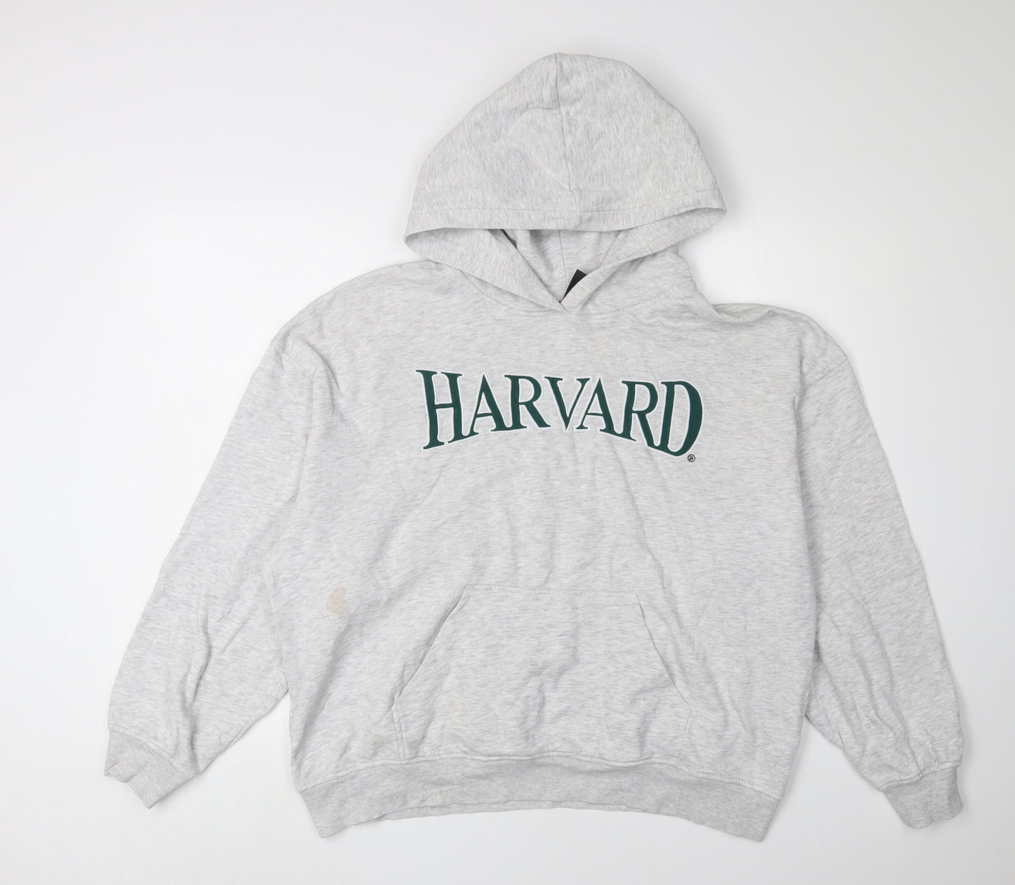 H&M Grey Unisex Hoodie, Size 12, Casual Style