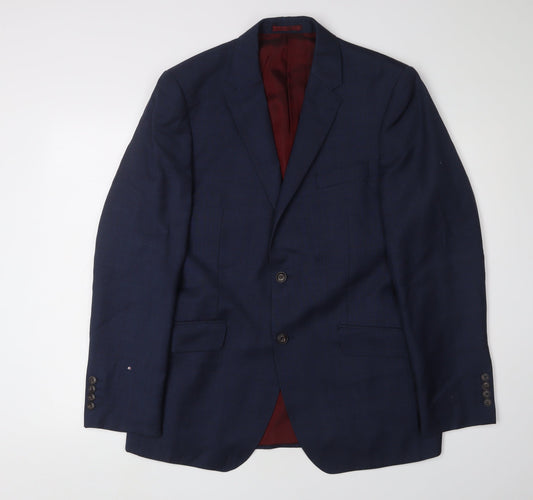 Marks and Spencer Men's Blue Blazer, Size 40R, Classic Jacket