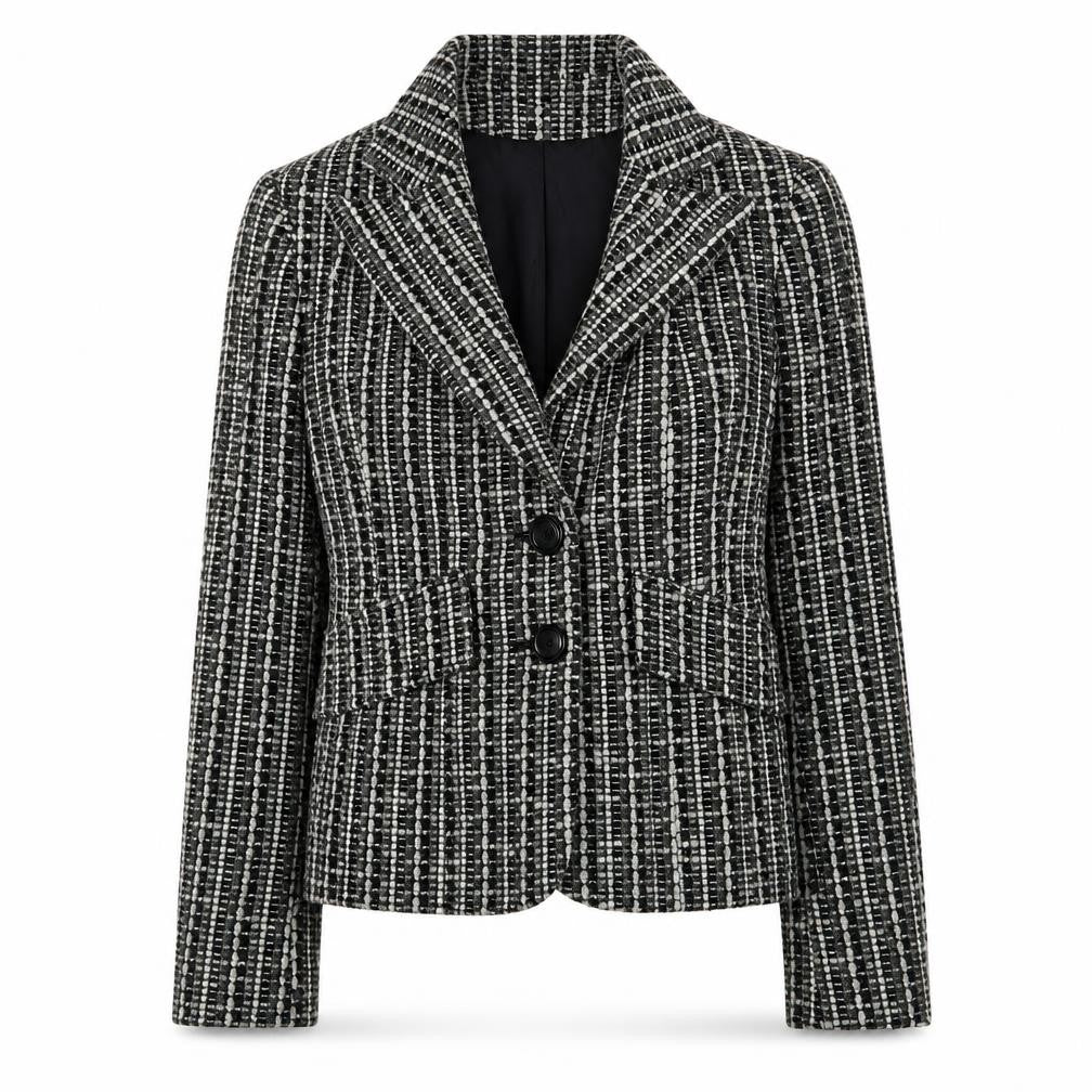 Modern Woman Women's Black Size 8 Bouclé Blazer