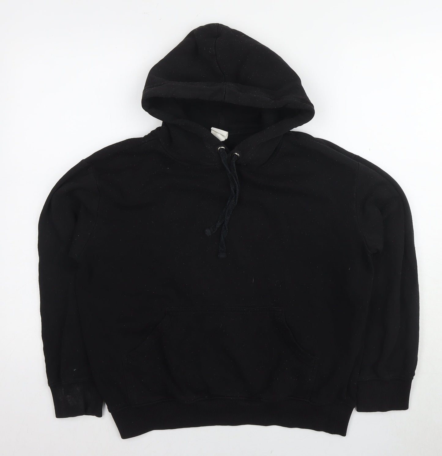 H&M Unisex Black Pullover Hoodie XS
