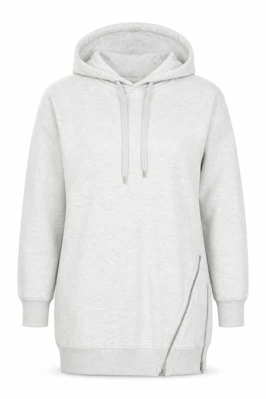 EN:TT Womens Grey Pullover Hoodie XS