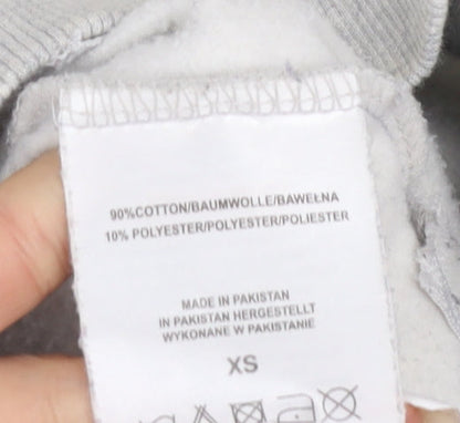 EN:TT Womens Grey Pullover Hoodie XS