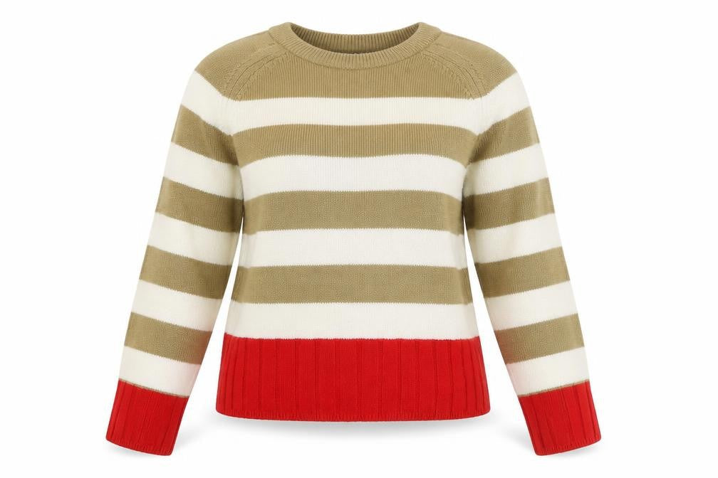 Next Womens Multicoloured Striped Chunky Knit Jumper - XS
