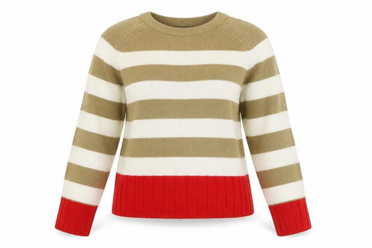Next Womens Multicoloured Striped Chunky Knit Jumper - XS