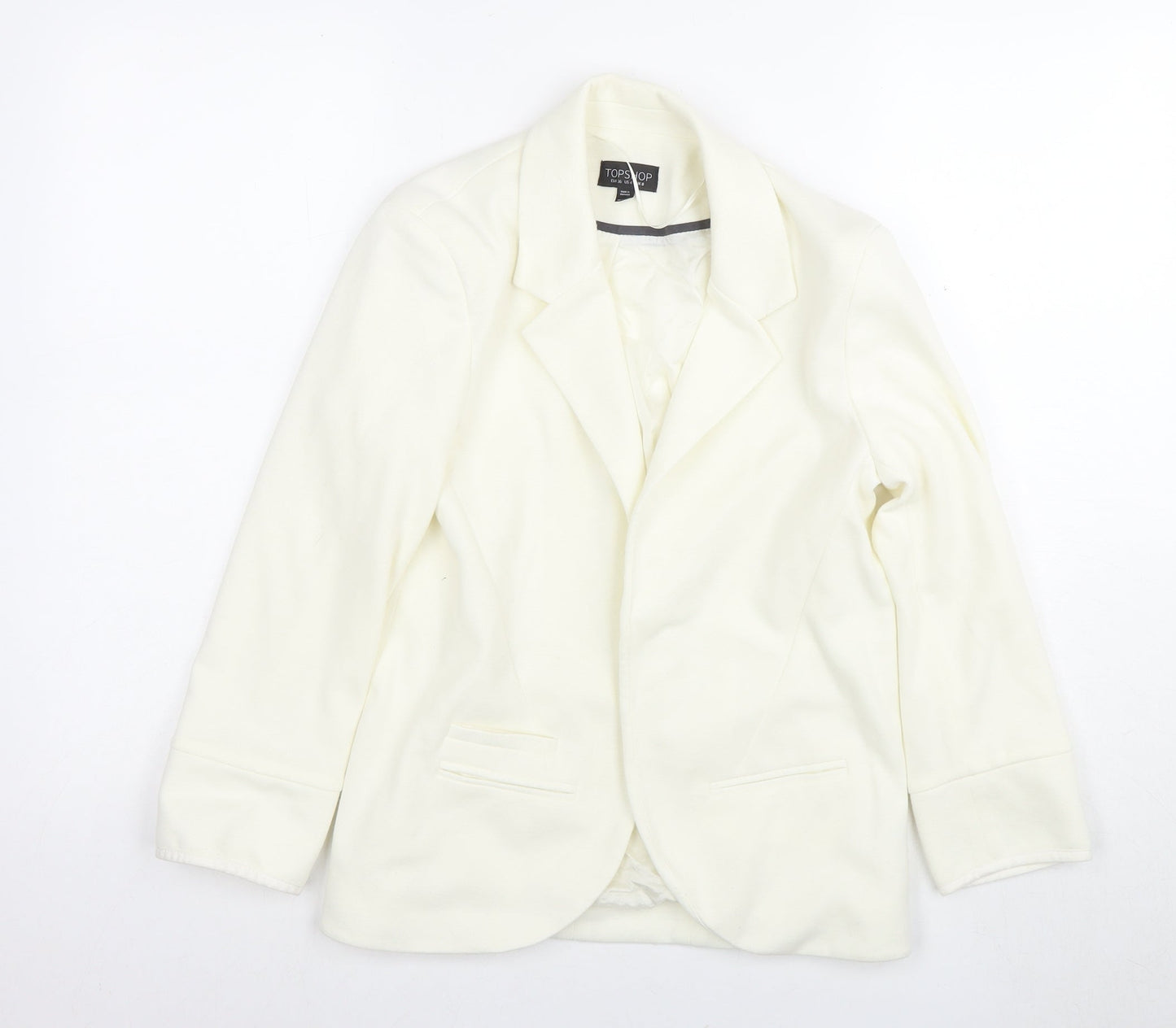 Topshop Ivory Women's Blazer - Size 8