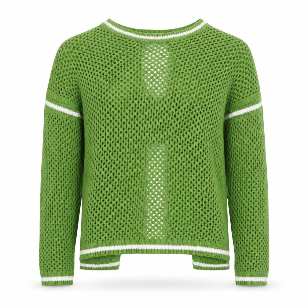 Next Women's Green Open-Knit Cardigan Size 8