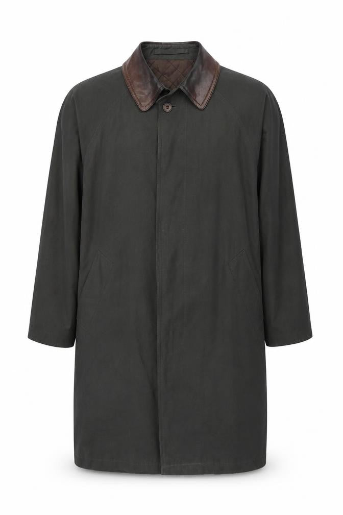 Principles Men's Green Overcoat, Size 38R, Casual