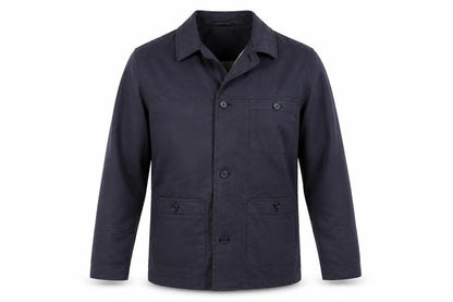 Francetta Men's Blue Mid-Length Jacket - Size 38
