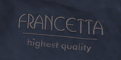 Francetta Men's Blue Mid-Length Jacket - Size 38