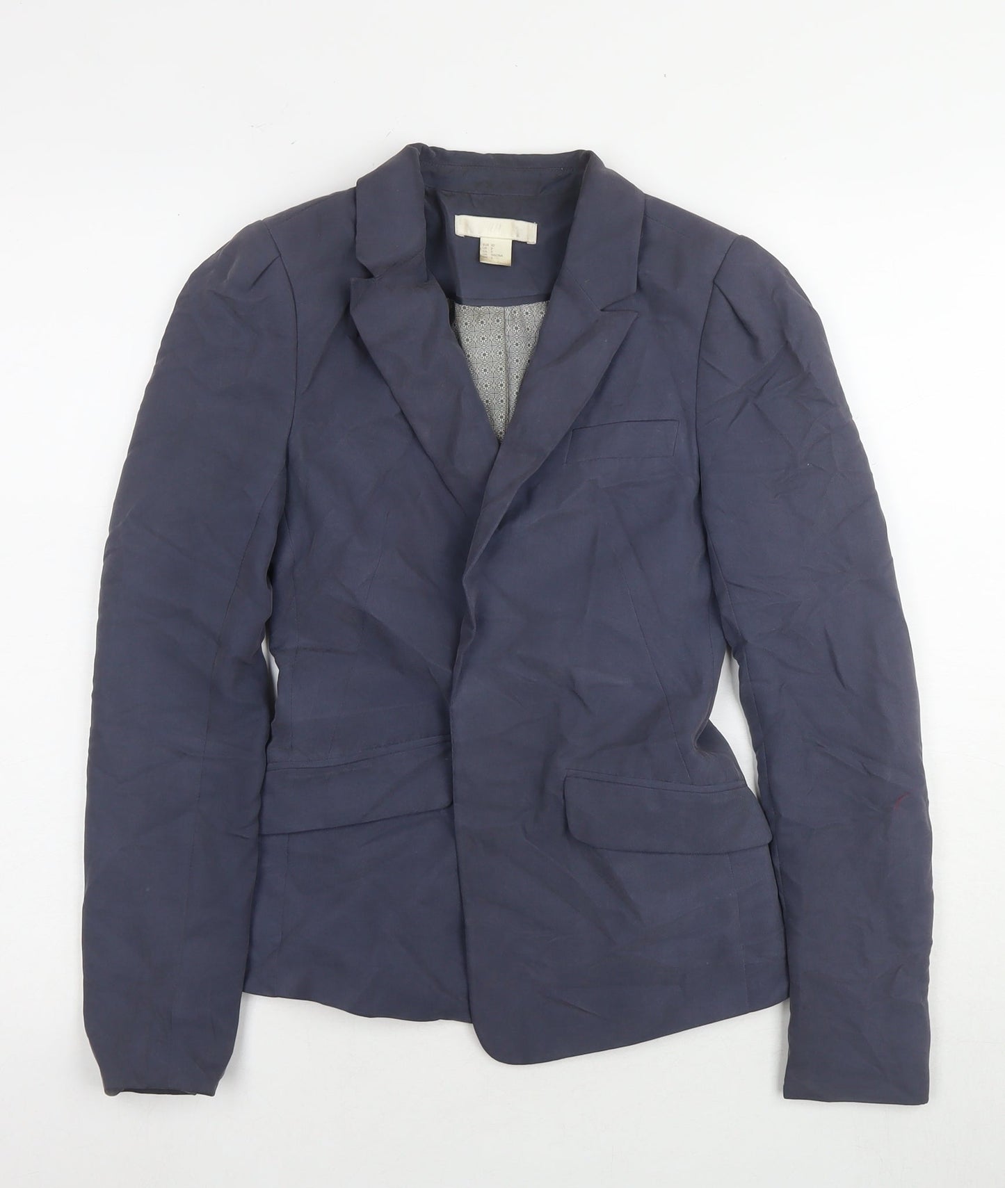 H&M Women's Blue Blazer Size 4