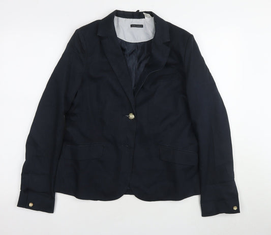 Laura Clement Women's Black Blazer UK 12 Lined