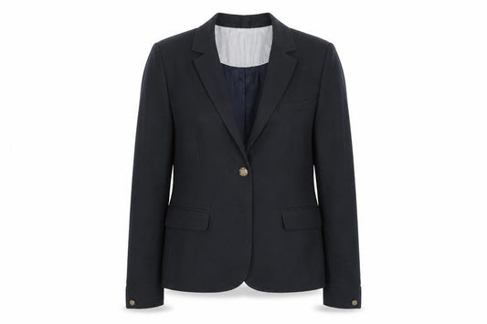 Laura Clement Women's Black Blazer UK 12 Lined