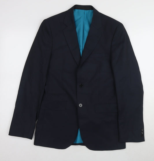 Marks and Spencer Men's Blue Blazer Size 36 Regular Fit