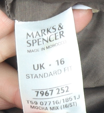 Marks and Spencer Women Brown Jacket Size 16