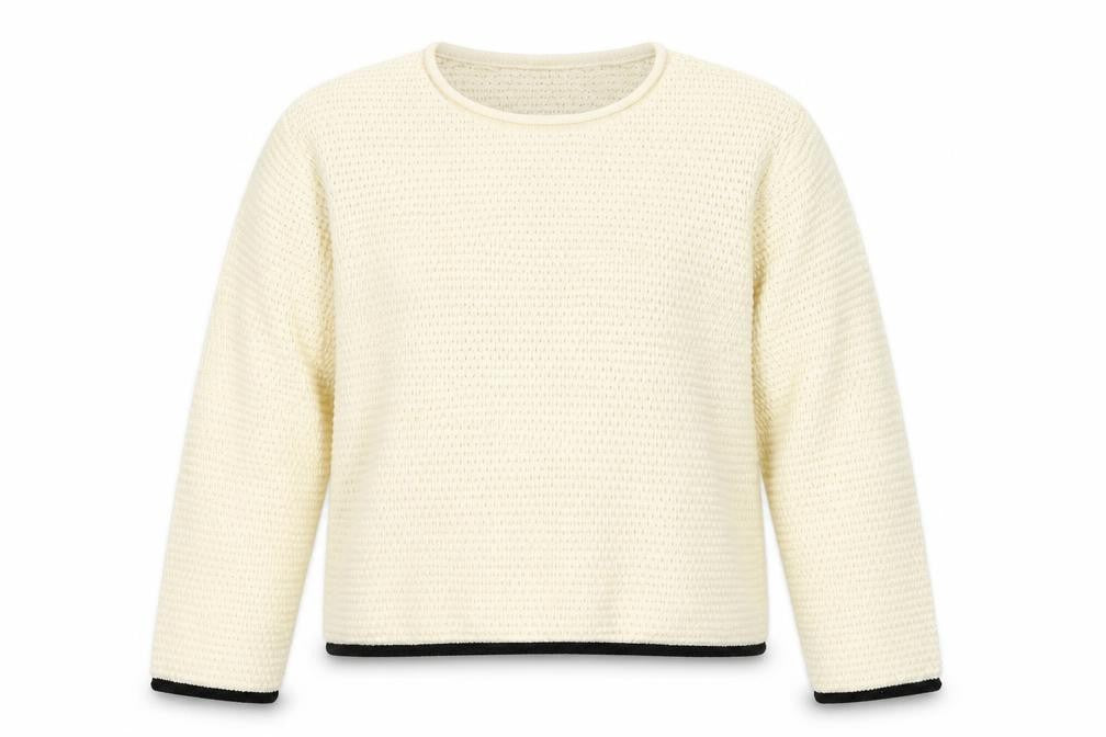 Marks & Spencer Women Ivory M Waffle-Knit Jumper