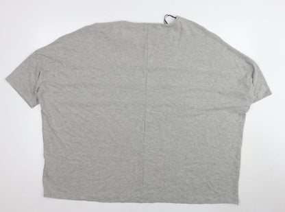 Saloos Women’s Grey Basic T-Shirt Size 20
