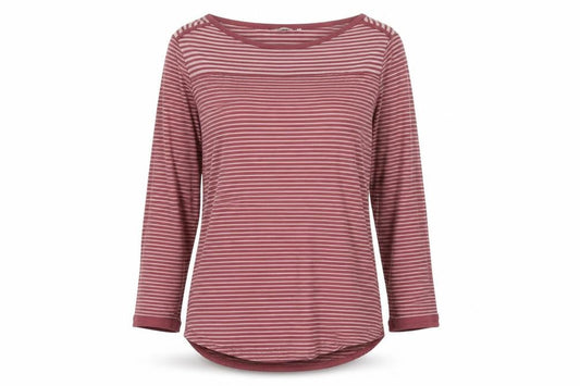 FatFace Women's Red Striped T-Shirt, Size 10