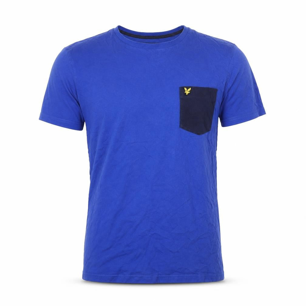 Lyle & Scott Men's Blue Medium T-Shirt with Pocket