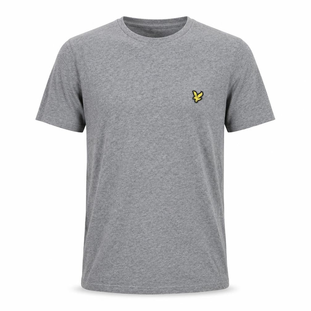Lyle & Scott Men’s Grey Cotton Logo T-Shirt Size S