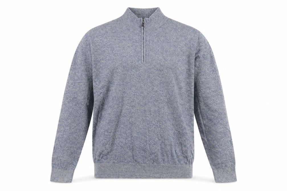 1989 Men's Blue 2XL Pullover High Neck Jumper