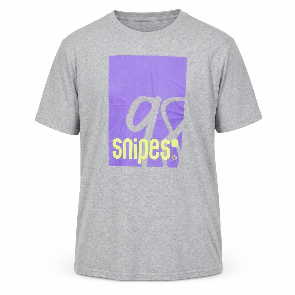 Snipes Men's Grey Graphic Print T-Shirt, Size L