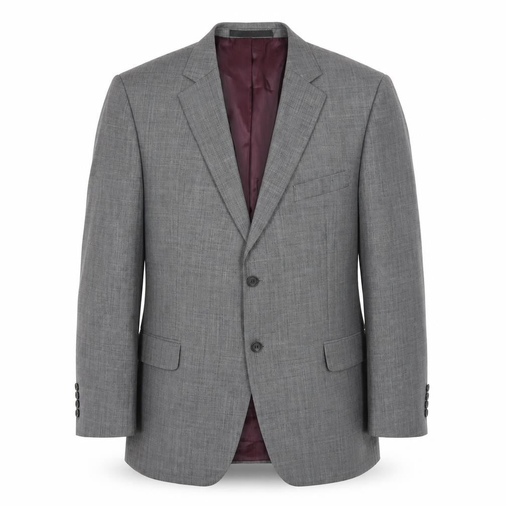 Marks & Spencer Men's Grey Wool Blazer, Size 44R