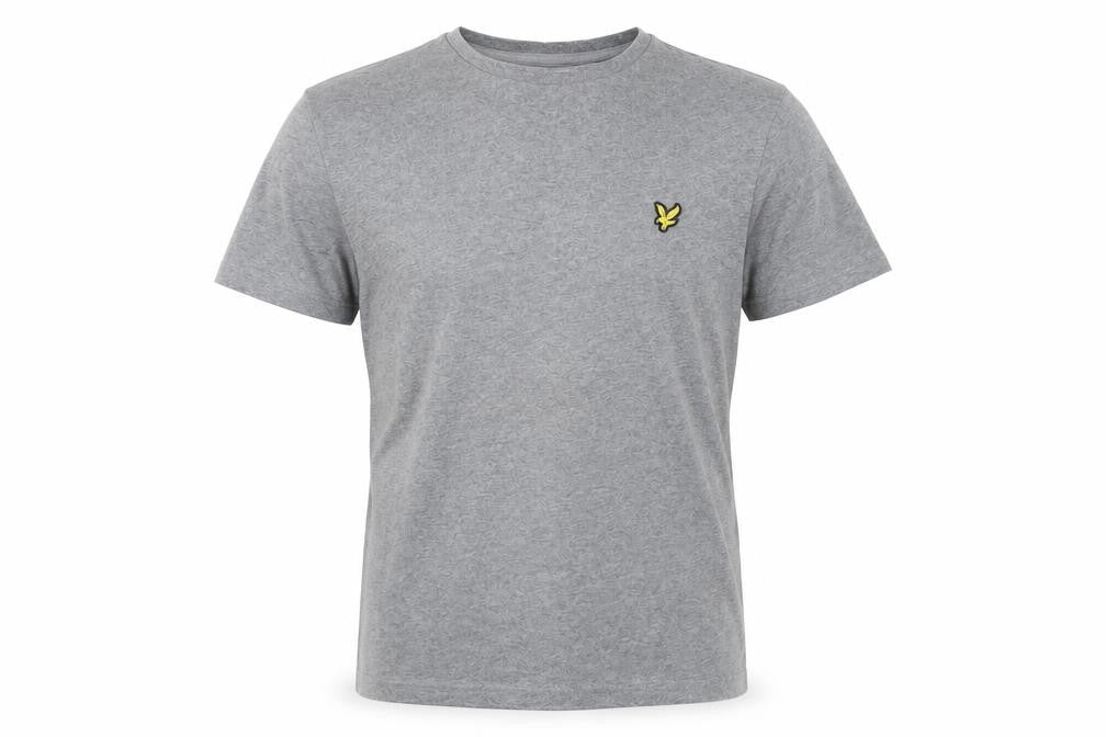 Lyle & Scott Men's Grey Cotton T-Shirt Size L