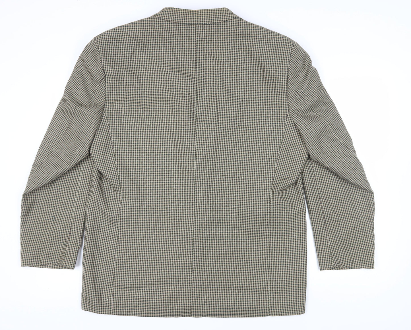 Zantos Men's Check Blazer, 46R, Brown, Business Casual