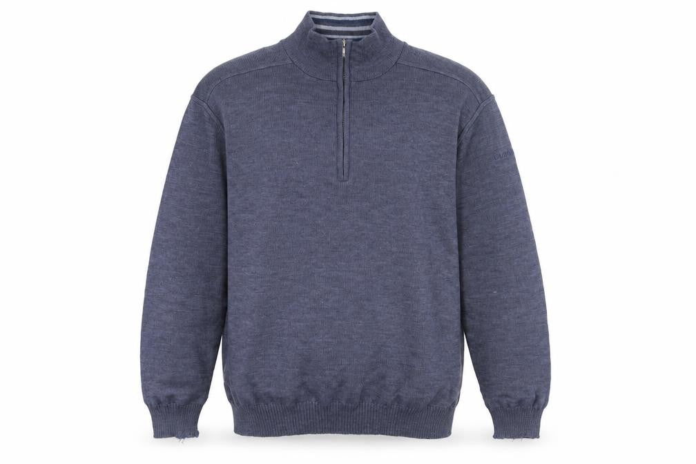 Oakmont Men's Blue Pullover Jumper - Size L, 1/2 Zip