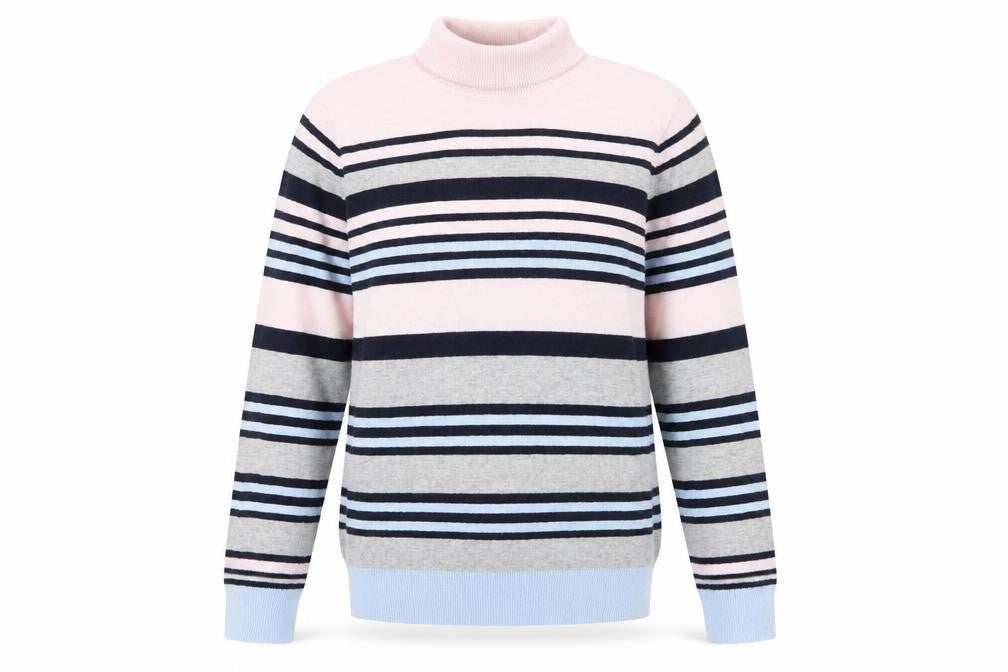 Country Casuals Women's Multicoloured Striped Pullover Jumper S